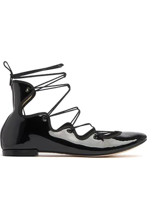 Repetto 5mm Limbo Mid Patent Leather Flats