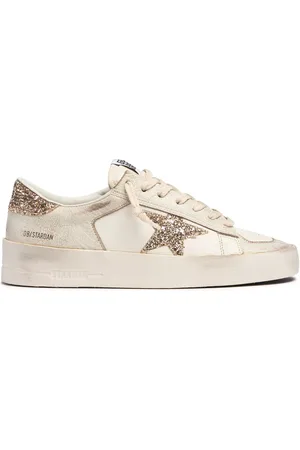 Golden Goose 30mm Star Dan Leather Sneakers
