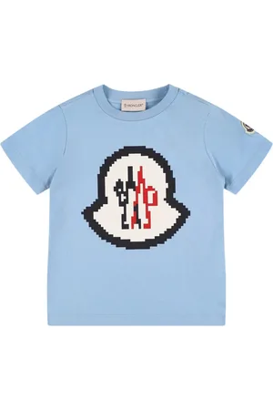 Moncler Pixel Logo Cotton T-shirt