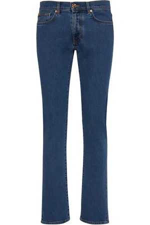 VERSACE Stretch Cotton Denim Jeans