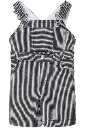 Emporio Armani Cotton Denim Overalls