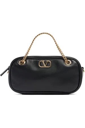 VALENTINO GARAVANI Mini Vlogo Signature Leather Bag