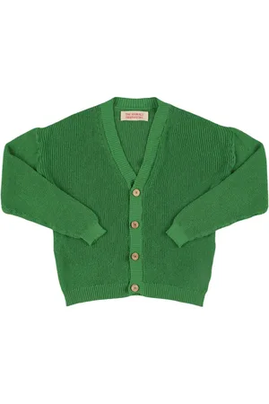 The Animals Observatory Cotton Knit Cardigan