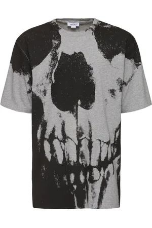 Alexander McQueen Skull Printed Cotton T-shirt