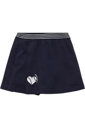 MONNALISA Embroidered Cotton Piquet Skirt