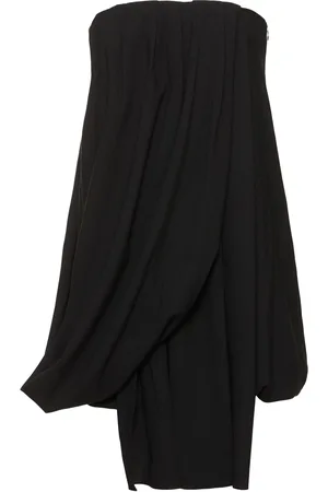 J.W.Anderson Draped Heavy Crepe Bustier Mini Dress