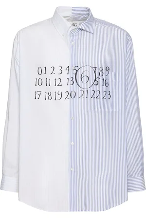 Maison Margiela Cotton Poplin Patchwork Shirt