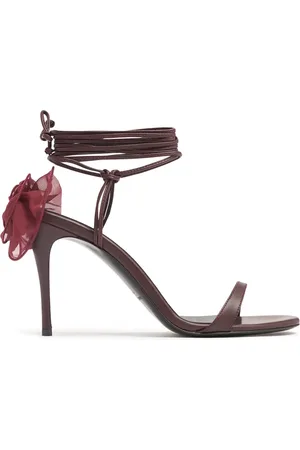 MAGDA BUTRYM 90mm Flower Leather Sandals