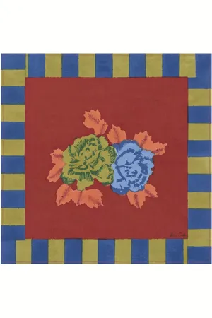 LISA CORTI Set Of 4 Indian Tiger Napkins