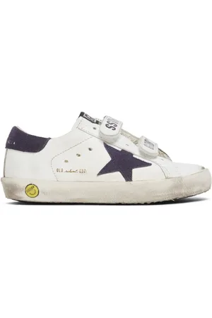 Golden Goose Old School Leather Strap Sneakers