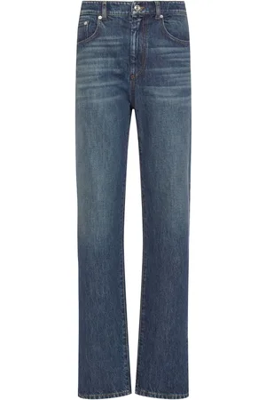 Sportmax Tasso Low Waist Denim Straight Jeans
