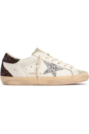 Golden Goose 20mm Super-star Leather & Suede Sneakers