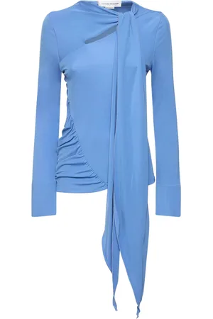 Victoria Beckham Tie Detail Stretch Top