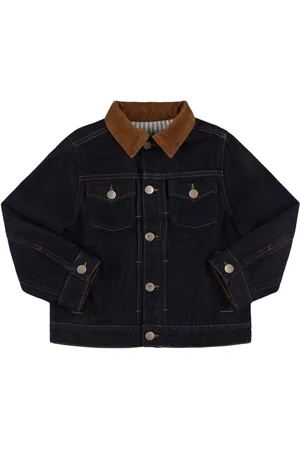 BONPOINT Embroidered Cotton Denim Jacket