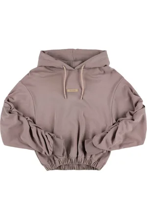 Msgm Hooded Cotton Sweatshirt W/logo
