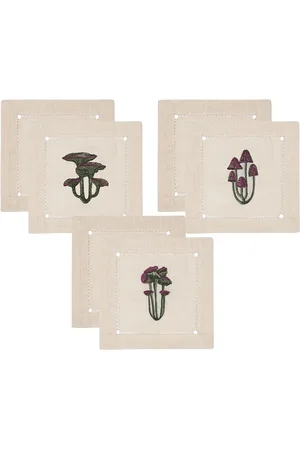 JOHANNA ORTIZ Set Of 6 Cocktail Napkins