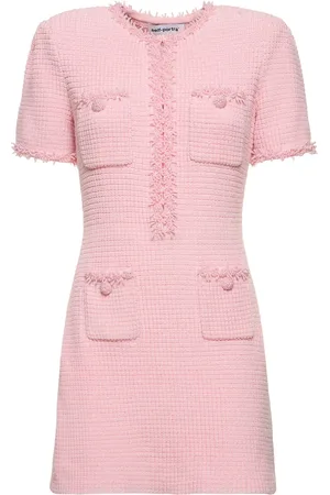 Self-Portrait Textured Knit Mini Dress