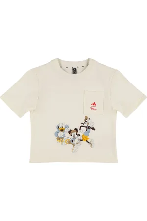 adidas Printed Cotton Blend Jersey T-shirt