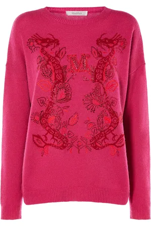 Max Mara Nias Embroidered Wool & Cashmere Sweater