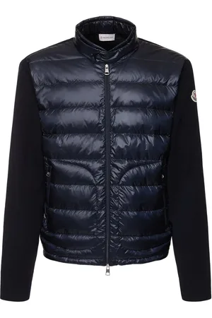 Moncler Padded Wool Zip-up Cardigan