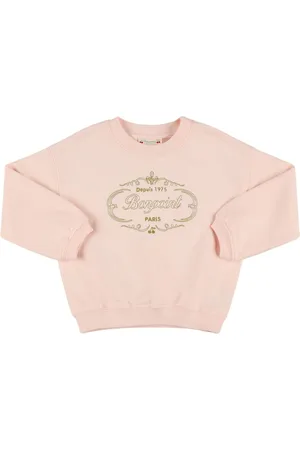 BONPOINT Printed Cotton Crewneck Sweatshirt