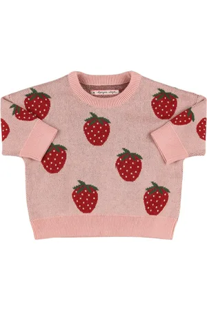 Konges Sløjd Strawberry Cotton Blend Knit Sweater