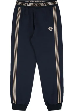 VERSACE Embroidered Cotton Sweatpants