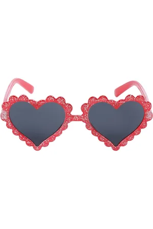 MONNALISA Heart-shaped Polycarbonate Sunglasses