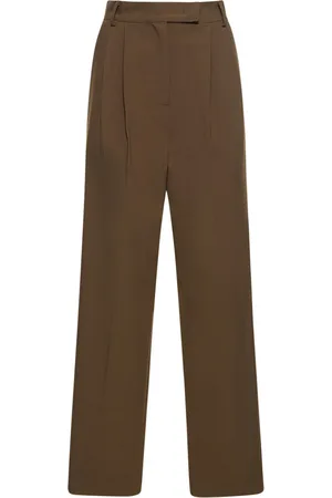The Frankie Shop Bea Pleated Tech Twill Pants