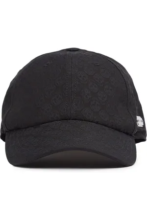 Alexander McQueen Skull Viscose Blend Baseball Cap