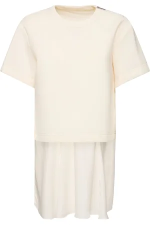 SACAI Bonding Mix Suiting T-shirt