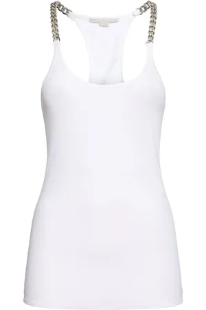 Stella McCartney Chain Straps Jersey Tank Top