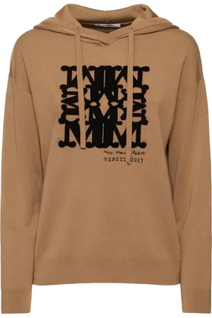 Max Mara Sfinge Logo Wool Hoodie