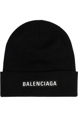 Balenciaga Patch Wool Blend Beanie