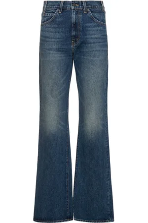 NILI LOTAN Joan High Rise Flared Cotton Jeans