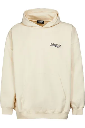 Balenciaga Logo Embroidery Cotton Hoodie