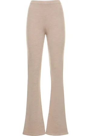 MAGDA BUTRYM Wool Blend Knit Straight Pants