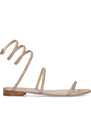 RENE CAOVILLA 10mm Embellished Satin Sandals