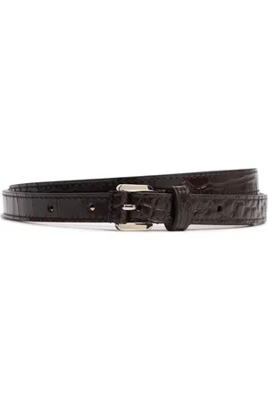 Michael Kors Carolyn Embossed Leather Belt