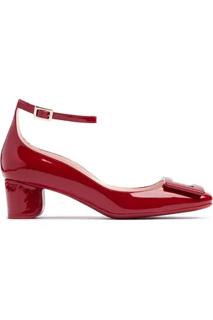 Roger Vivier 45mm U Look Patent Leather Pumps