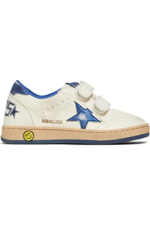 Golden Goose Ballstar Leather Strap Sneakers