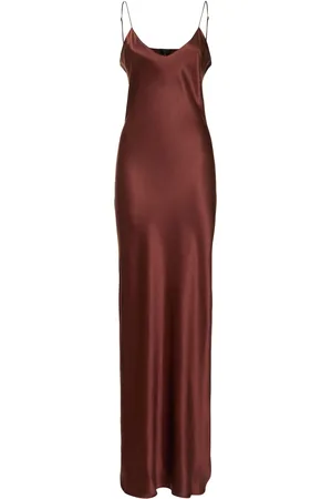 NILI LOTAN Cami Silk Charmeuse Gown