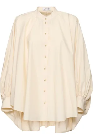 Lanvin Puff Sleeve Poplin Shirt