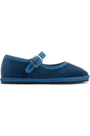 VIBI VENEZIA Cotton Velvet Mary Jane Loafers