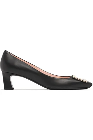 Roger Vivier 45mm Trompette Leather Pumps