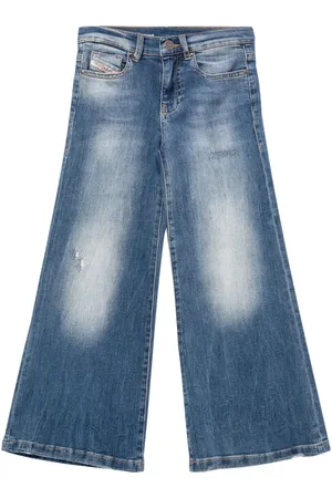 Diesel Stretch Cotton Flared Jeans