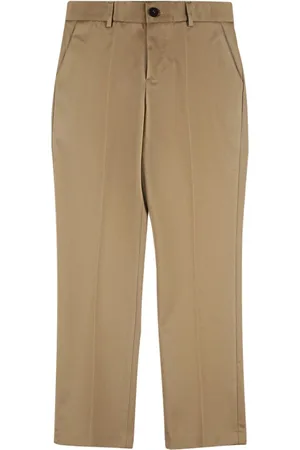 VERSACE Cotton Satine Gabardine Pants
