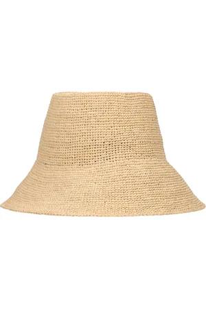 Janessa Leone Felix Straw Bucket Hat