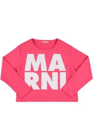 Marni Logo Print Cotton Sweatshirt
