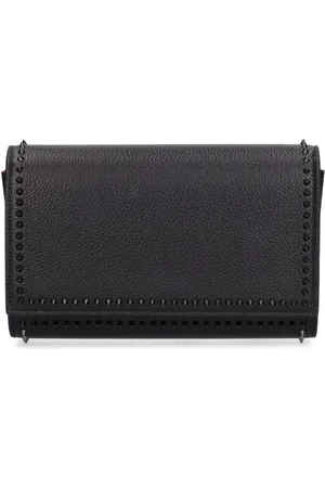 Christian Louboutin Paloma Leather Clutch W/spikes